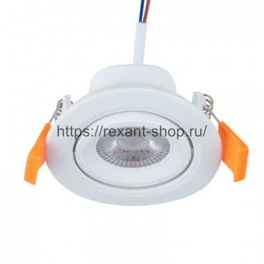 Фотография товара 'Rexant Светильник встраиваемый поворотный Bagel 5 Вт 4000 К LED, 613-001'
