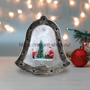 Фотография товара 'Rexant Декоративный светильник «Колокольчик» с эффектом снегопада , 501-068'