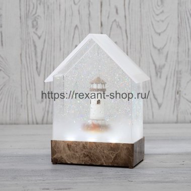 Фотография товара 'Rexant Декоративный светильник «Маяк» с конфетти и мелодией, USB, 501-181'
