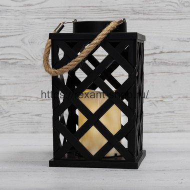 Фотография товара 'Rexant Декоративный фонарь на солнечной батарее 14х14х24 см, 501-145'