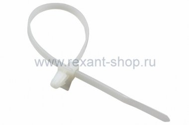 Фотография товара 'Rexant Хомут кабельный с крепежным пистоном 07-0197'