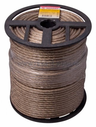 Фотография товара 'Rexant Трос стальной в ПВХ изоляции d=6.0 мм 09-5260'