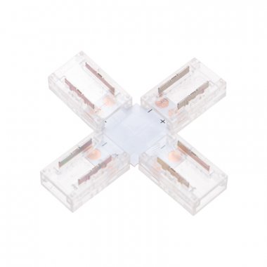 Фотография товара 'Rexant 148-112 Коннектор Х-образный для одноцветной светодиодной ленты СОВ 8мм'