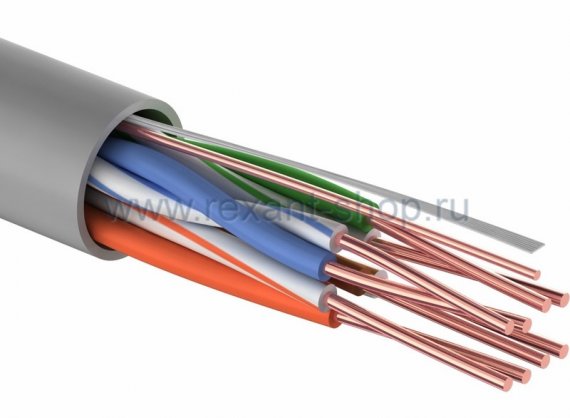 Фотография товара 'Rexant Кабель UTP 4PR 24AWG CAT5e 305м CCA 01-0043-2'