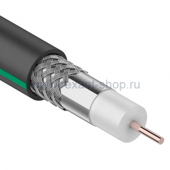 Фотография товара 'Rexant Кабель SAT 703 B, Cu/Al/Al, (75%), 75 Ом 01-2436-1'