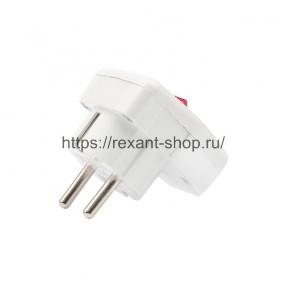 Фотография товара 'Rexant Вилка Евро угловая с з/к 16А 16-0730'