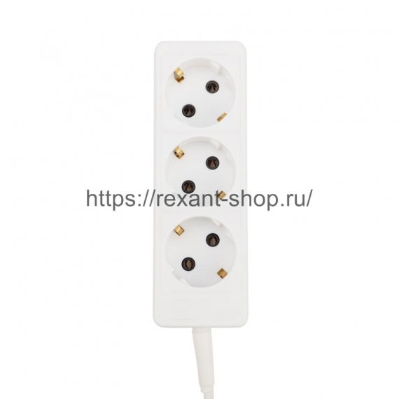 Фотография товара 'Rexant Удлинитель PROconnect 3 гнезда, 10 м, 3х0.75 мм 11-7208'