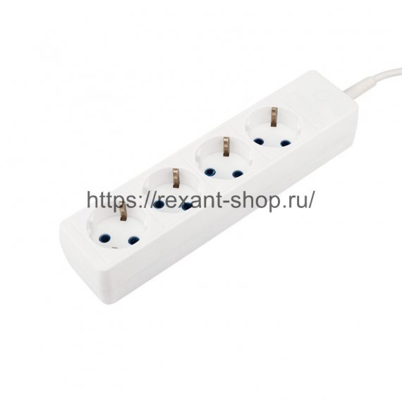 Фотография товара 'Rexant Удлинитель PROconnect 4 гнезда, 10 м, 3х0.75 мм 11-7218'