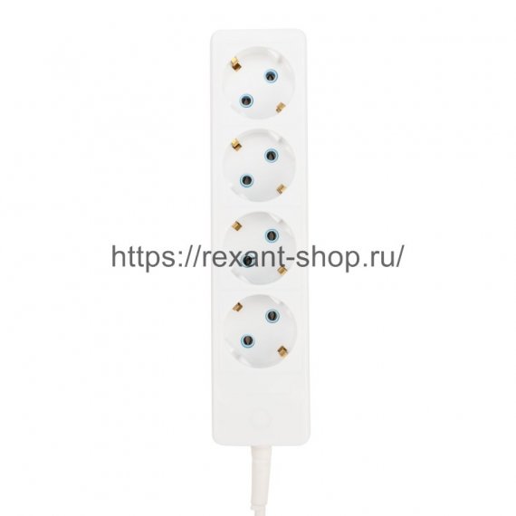 Фотография товара 'Rexant Удлинитель PROconnect 4 гнезда, 3 м, 3х0.75 мм 11-7219'