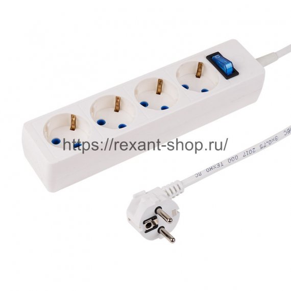Фотография товара 'Rexant Сетевой фильтр PROconnect STANDARD 4 гнезда 11-7232'