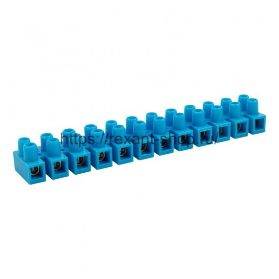 Фотография товара 'Rexant Клеммная винтовая колодка KВ-12 4-12, ток 16 A 07-5012-4'