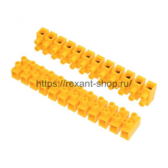 Фотография товара 'Rexant Клеммная винтовая колодка KВ-25 10-25, ток 60 A 07-5025-3'