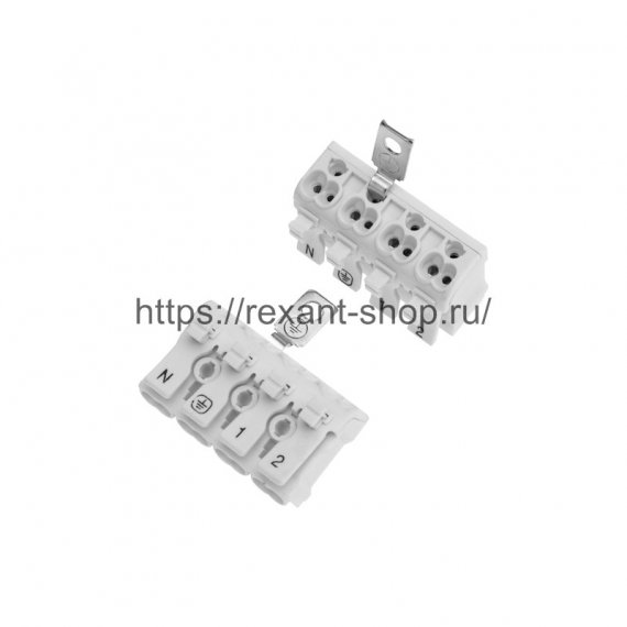 Фотография товара 'Rexant Клемма пружинная соединительная КСП 4-полюсная 07-6216-2'