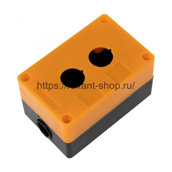 Фотография товара 'Rexant Корпус пластиковый КП 2 кнопки 22 мм 36-9222'