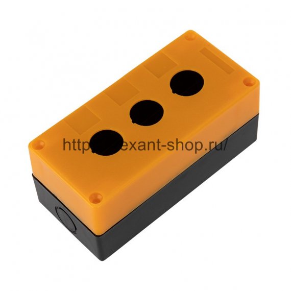 Фотография товара 'Rexant Корпус пластиковый КП 3 кнопки 22 мм 36-9223'