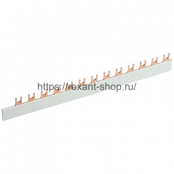 Фотография товара 'Rexant Шина соединительная типа FORK вилка 1Р 100 А 11-2230'