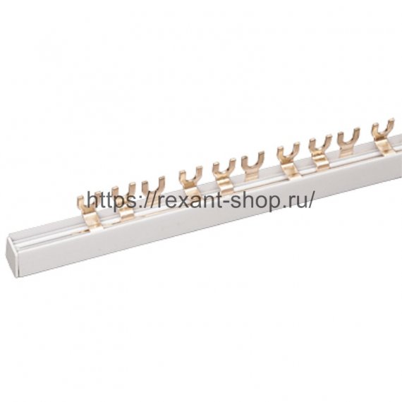 Фотография товара 'Rexant Шина соединительная типа FORK вилка 3Р 100 А 11-2234'