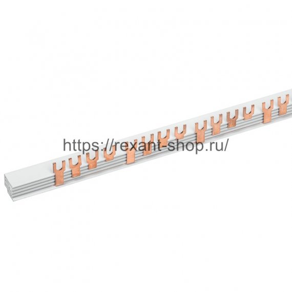 Фотография товара 'Rexant Шина соединительная типа FORK вилка 4Р 63 А 11-2236'