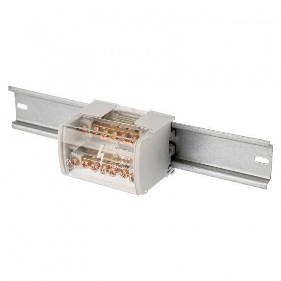 Фотография товара 'Rexant Шина на DIN-рейку в корпусе (кросс-модуль) 2х7 11-2302-7'