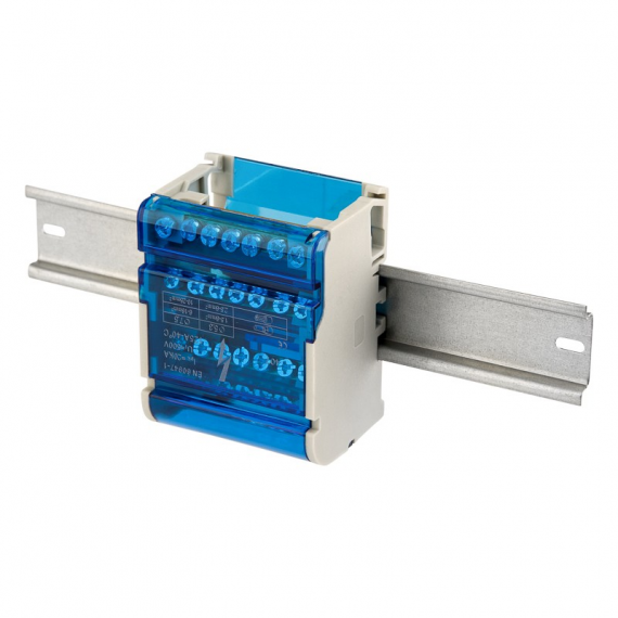 Фотография товара 'Rexant Шина на DIN-рейку в корпусе (кросс-модуль) 4х7 11-2304-7'