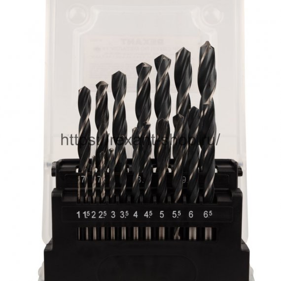 Фотография товара 'Rexant Набор сверл по металлу 1-10 мм 91-0636'