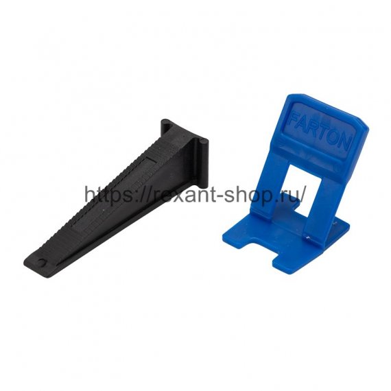 Фотография товара 'Rexant Набор клипс и клиньев шов 1,5 мм 89-0954'