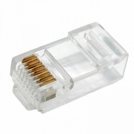 Фотография товара 'Rexant Разъем сетевой LAN на кабель, штекер 8Р8С (Rj-45) 06-0085-А10'