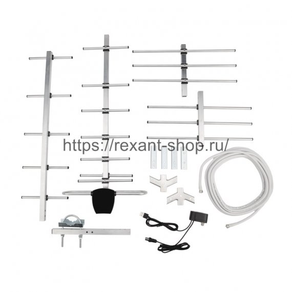 Фотография товара 'Rexant Антенна наружная «Активная» для цифрового ТВ DVB-T2 34-0773'