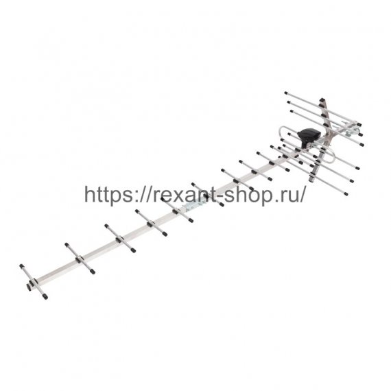 Фотография товара 'Rexant Антенна наружная «Активная» для цифрового ТВ DVB-T2, RX-417 34-0777'