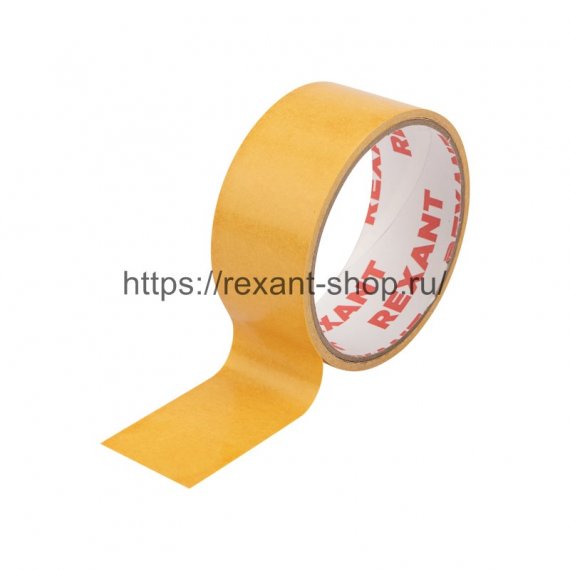 Фотография товара 'Rexant Двухсторонний скотч, полипропиленовая основа, 38 мм 09-6238'