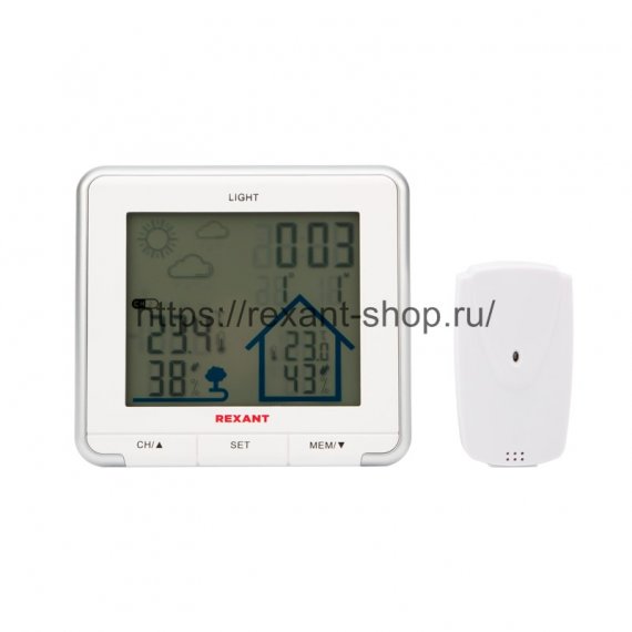 Фотография товара 'Rexant Метеостанция S637B с ЖК-экраном 70-0597'