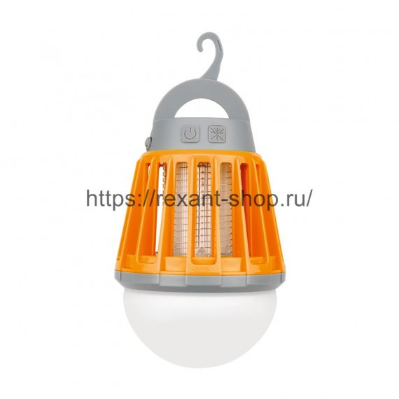 Фотография товара 'Rexant Антимоскитный кемпинговый фонарь R20 USB 71-0076'