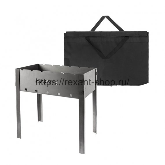 Фотография товара 'Rexant Мангал разборный СОКОЛ-42 в комплекте с сумкой 62-0033-1'