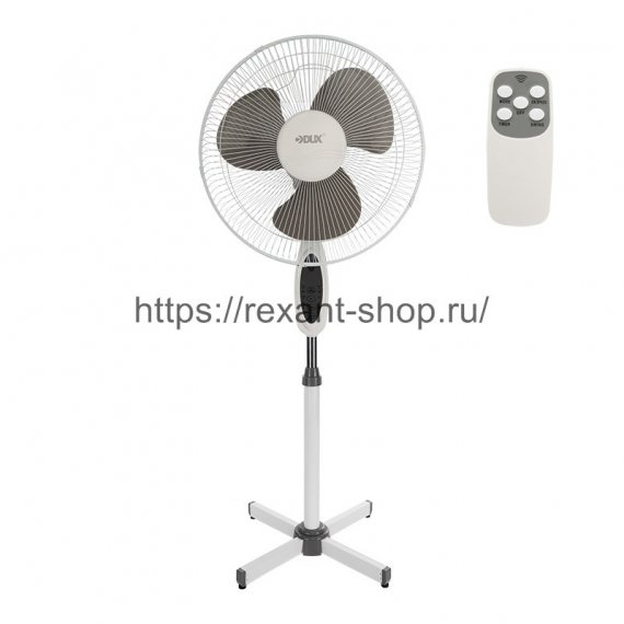 Фотография товара 'Rexant Вентилятор напольный DUX DX-1601R с пультом и таймером, 40 Вт, 220V 60-0209'