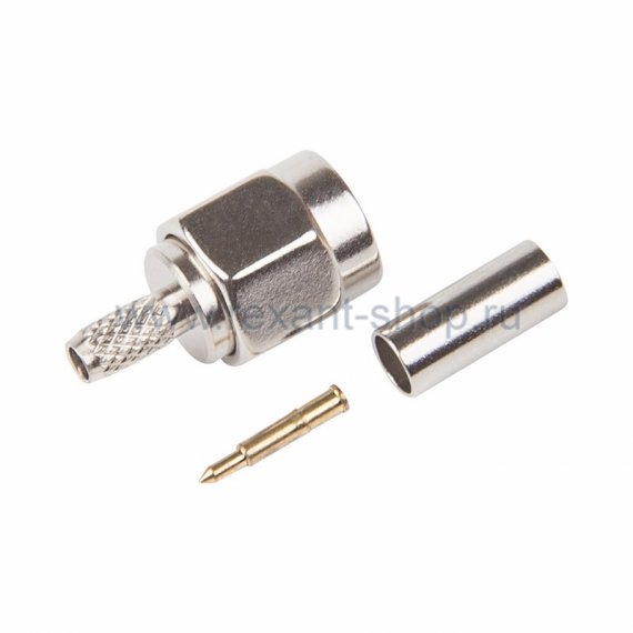 Фотография товара 'Rexant Разъем штекер SMA RG 174 обжим 05-5010'