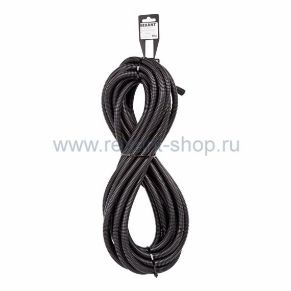 Фотография товара 'Rexant Труба автомобильная гофрированная 9,8 мм ПОЛИПРОПИЛЕН 15-1010'