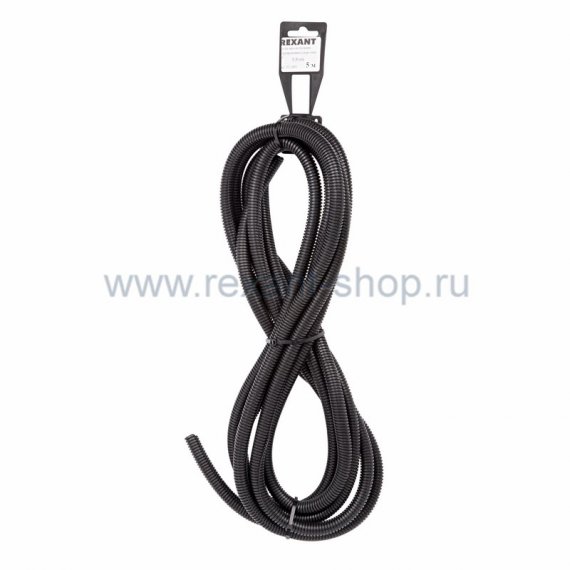 Фотография товара 'Rexant Труба автомобильная гофрированная 9,8 мм ПОЛИПРОПИЛЕН 15-1005'