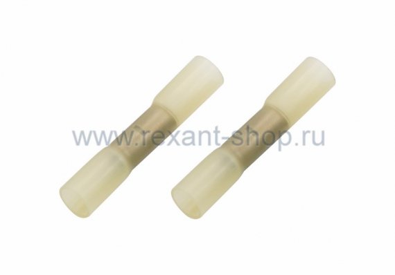 Фотография товара 'Rexant СОЕДИНИТЕЛЬНАЯ ГИЛЬЗА изолированная термоусаживаемая (СГИ-т L-52мм) 08-0733'