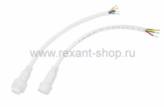 Фотография товара 'Rexant Соединительный кабель (4pin) герметичный (IP67) 11-9440'
