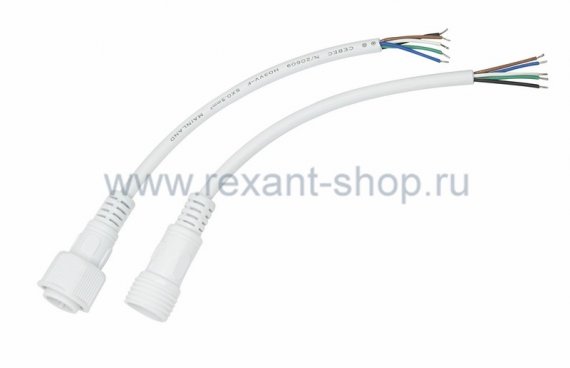 Фотография товара 'Rexant Соединительный кабель (5pin) герметичный (IP67) 11-9450'