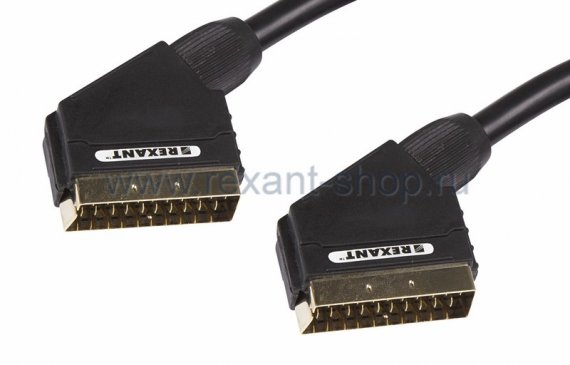 Фотография товара 'Rexant Шнур SCART Plug - SCART Plug 21pin 17-1123'