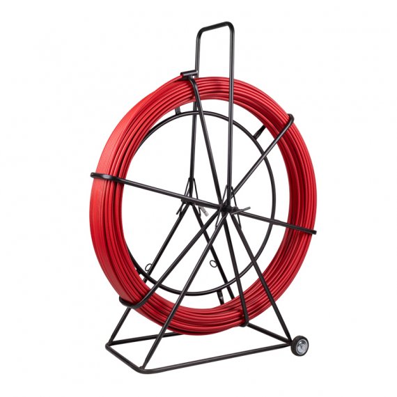 Фотография товара 'Rexant 47-1250 Протяжка кабельная (УЗК в тележке), стеклопруток, d=11,0мм, 250м'