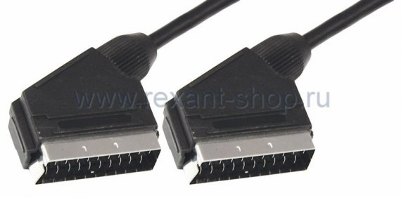 Фотография товара 'Rexant Шнур SCART- SCART (21PIN) 17-1102'