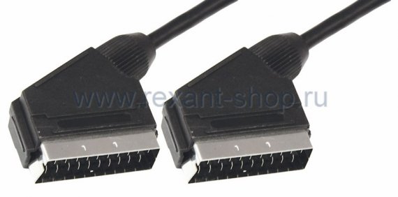 Фотография товара 'Rexant Шнур SCART- SCART (21PIN) 17-1106'