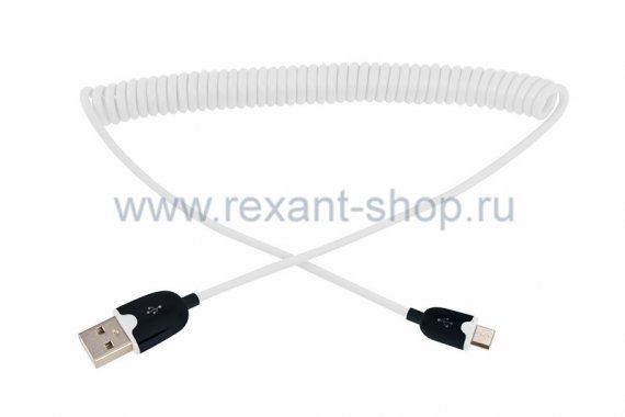 Фотография товара 'Rexant USB кабель универсальный microUSB шнур витой 18-4301'