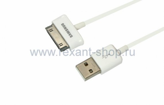 Фотография товара 'Rexant USB кабель для Samsung Galaxy tab шнур 1М 18-4214'