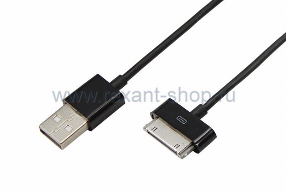 Фотография товара 'Rexant USB кабель для iPhone 4/4S 18-1124'