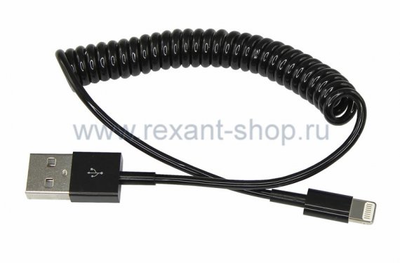 Фотография товара 'Rexant USB кабель для iPhone 5/5S 18-4201'