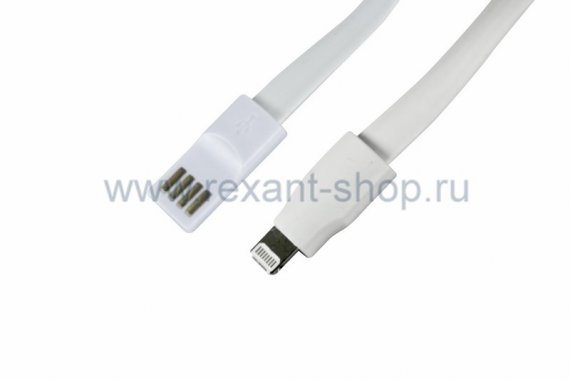 Фотография товара 'Rexant USB кабель для iPhone 5/5S/5C 18-1977'
