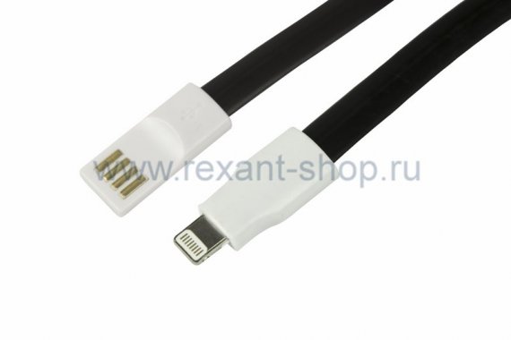 Фотография товара 'Rexant USB кабель для iPhone 5/5S/5C 18-1978'